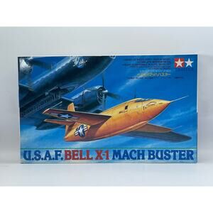 Tamiya 1/72 Scale Tamiya USAF Bell X-1 Mach Buster Jet Model #60601 NEW